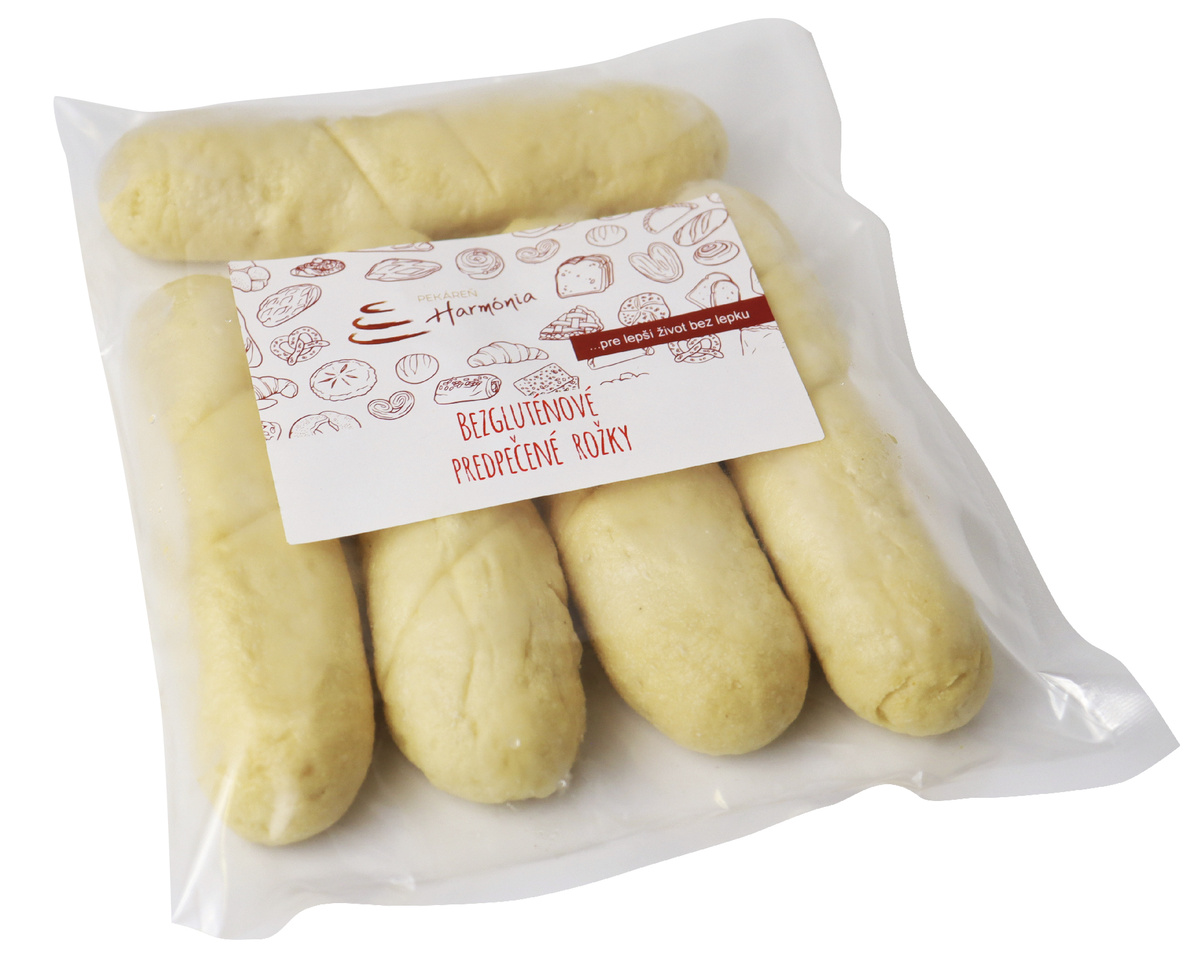 Pekáreň Harmónia Pečivo bezlepkové mraz. 300 g (5 x 60 g)