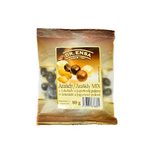 Dr. Ensa Arašídy mix v čokoláde a jogurtovej poleve 80 g