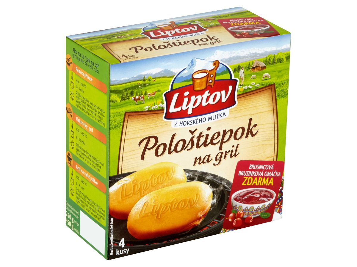 LIPTOV Pološtiepok na gril s brusnicovou omáčkou chlad. 290 g