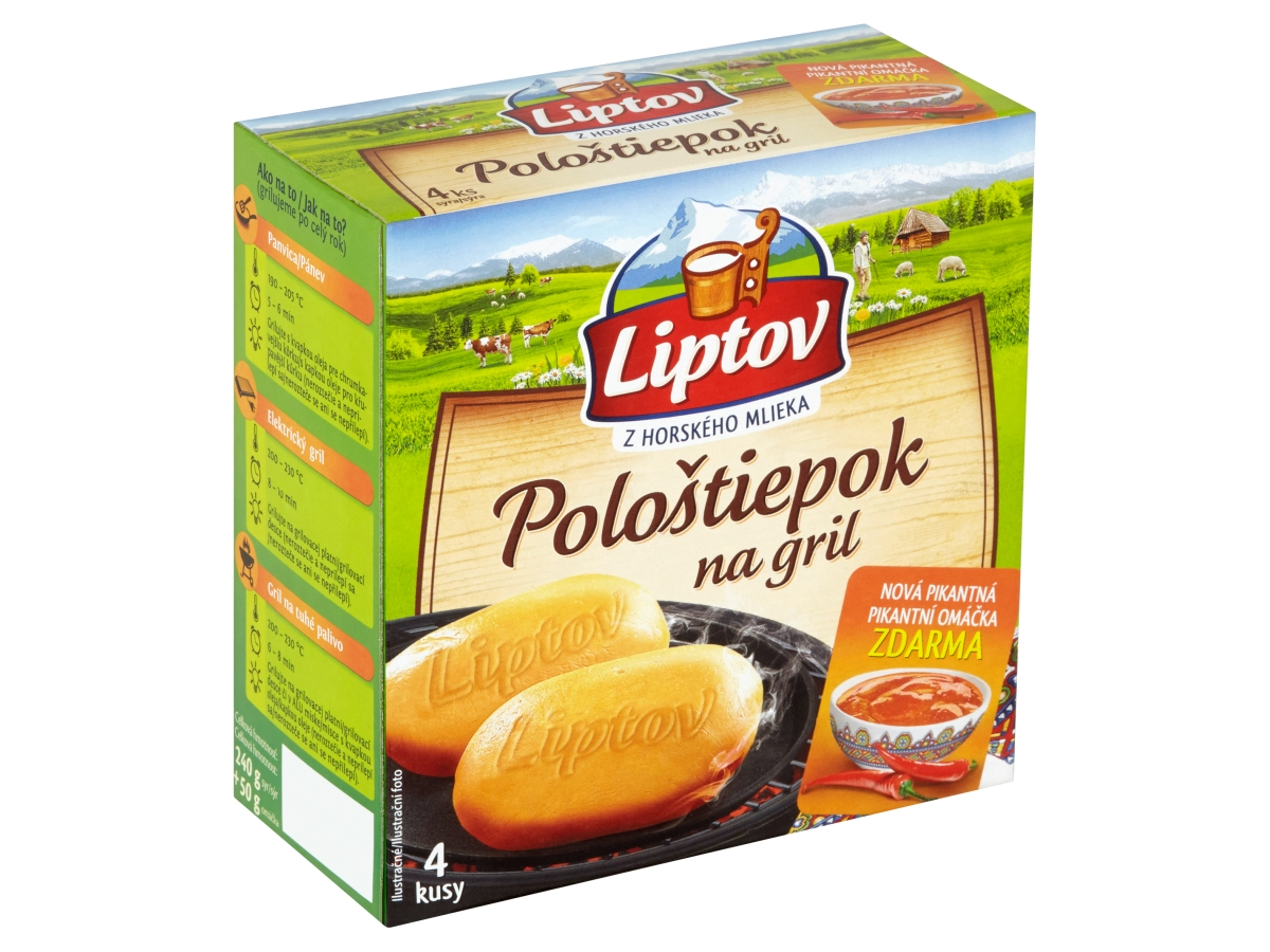 LIPTOV Pološtiepok na gril pikant chlad. 290 g