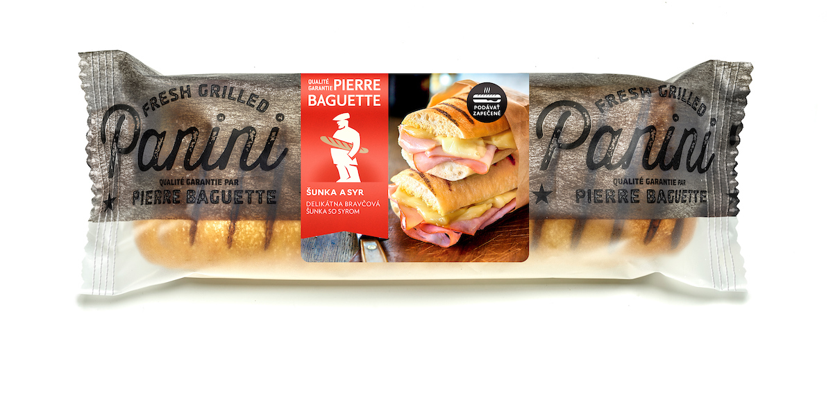 Pierre Baguette Panini šunka a syr chlad. 180 g