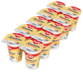 rajo Smotana na varenie UHT 10 % chlad. 10 x 180 ml