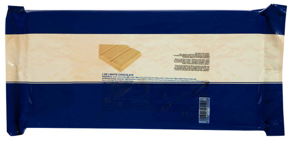 METRO Chef Chocolate white tabuľková čokoláda 1 kg