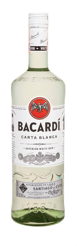 BACARDÍ CARTA BLANCA 37,5% 1 l