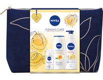 Nivea Firming Care darčeková sada (sprchový gél+Q10 tel.ml.+antiperspirant) taška