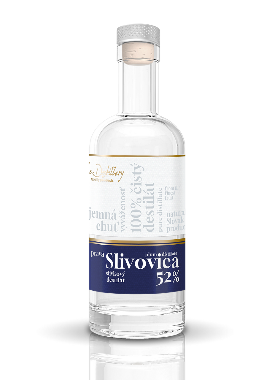 FINE DESTILLERY Slivovica exclusive 52% 500 ml