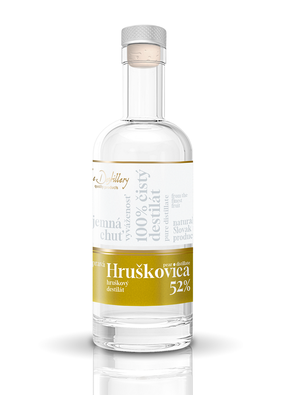 FINE DESTILLERY Hruškovica exclusive 52% 500 ml