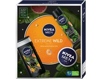 Nivea Men Extreme Wild darčeková sada (sprchový gél+krém+antiperspirant) kazeta