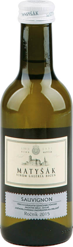 Matyšák Vinum Galéria Bozen Sauvignon 250 ml
