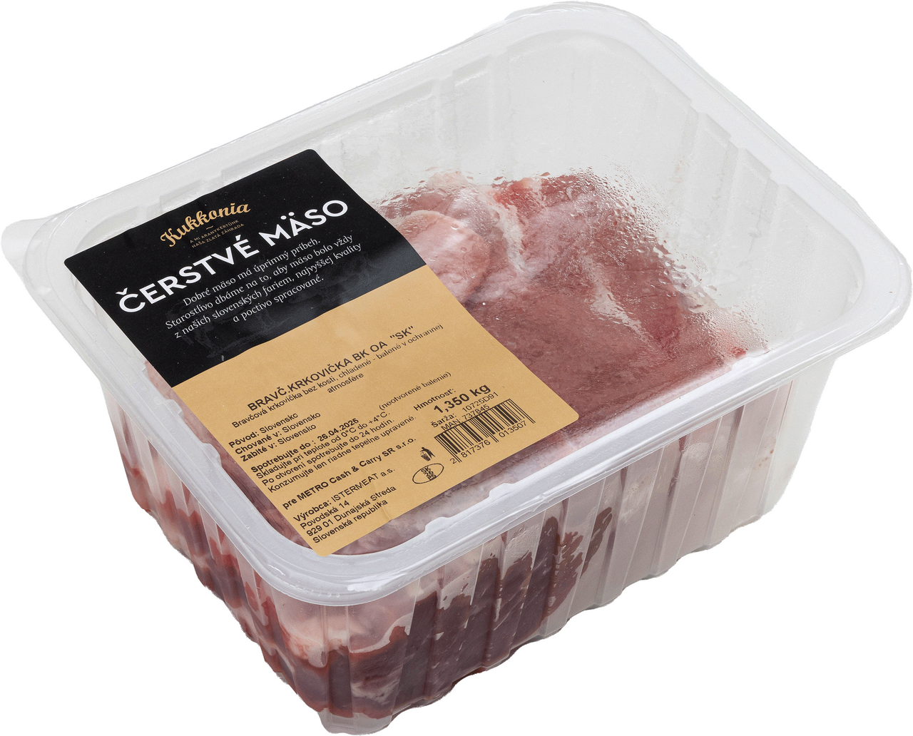 Istermeat Bravčová krkovička bez kosti ochr.atmosféra SK chlad. váž. cca 800 g