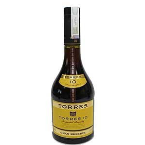 TORRES brandy 10 y.o. 38% 700 ml