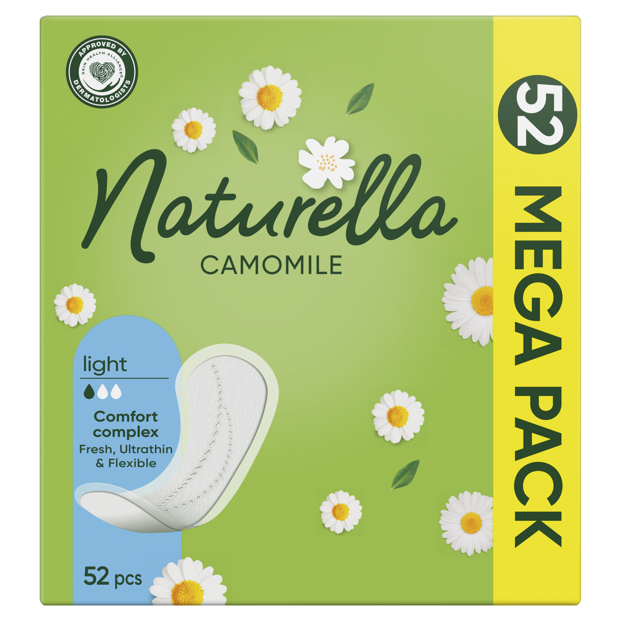 naturella intimky camomile light 52 ks