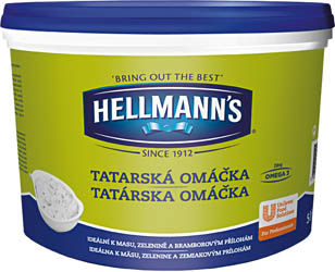 HELLMANN'S Tatárska omáčka chlad. 5 l
