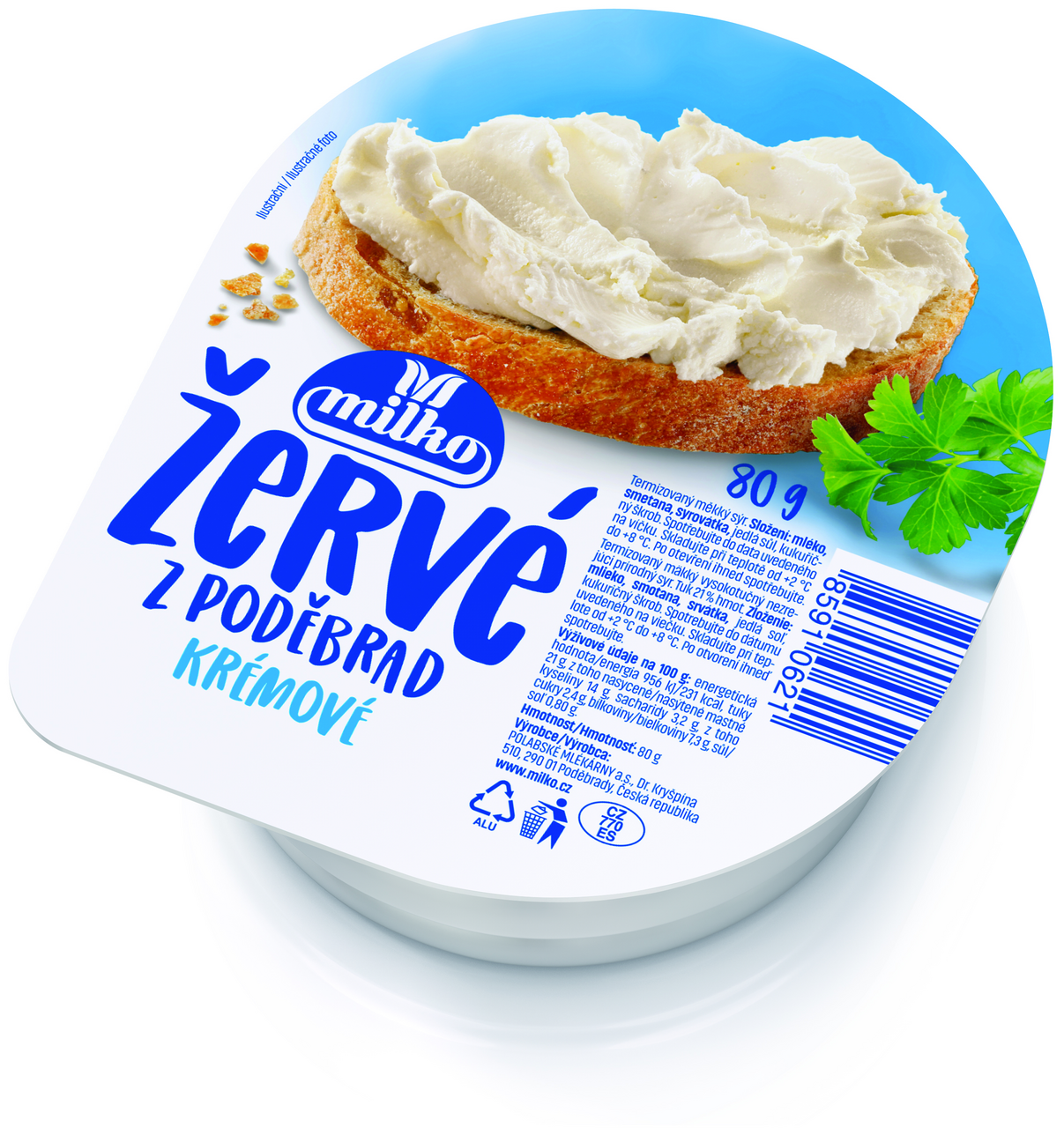 milko Žervé krémové chlad. 80 g