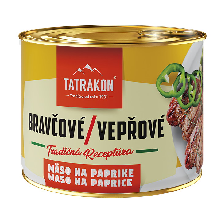 TATRAKON Bravčové na paprike 10 x 190 g