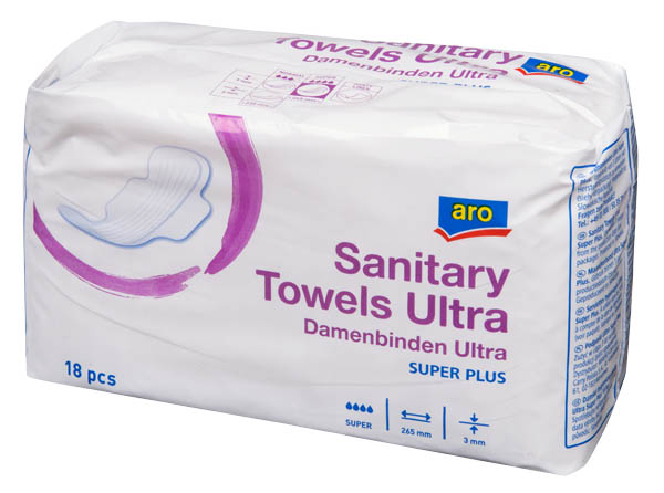 aro Ultra super wings dámske vložky 18 ks