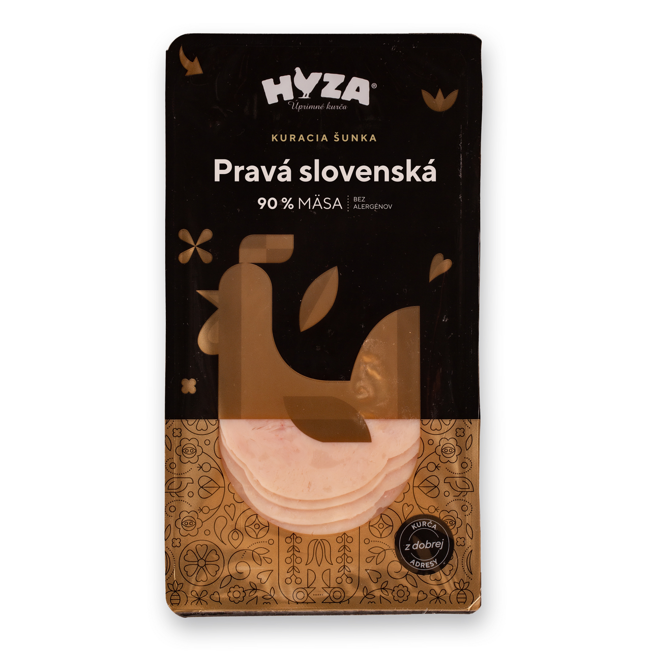 HYZA Šunka kuracia pravá slovenská chlad. 100 g