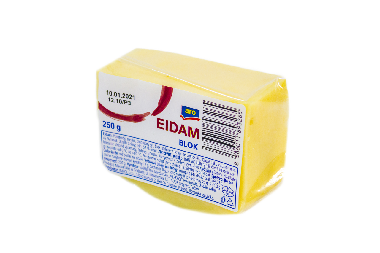 aro Eidam bloček chlad. 250 g