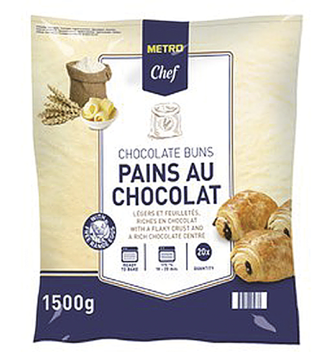 METRO Chef Čokorolka mraz. 20 x 75 g