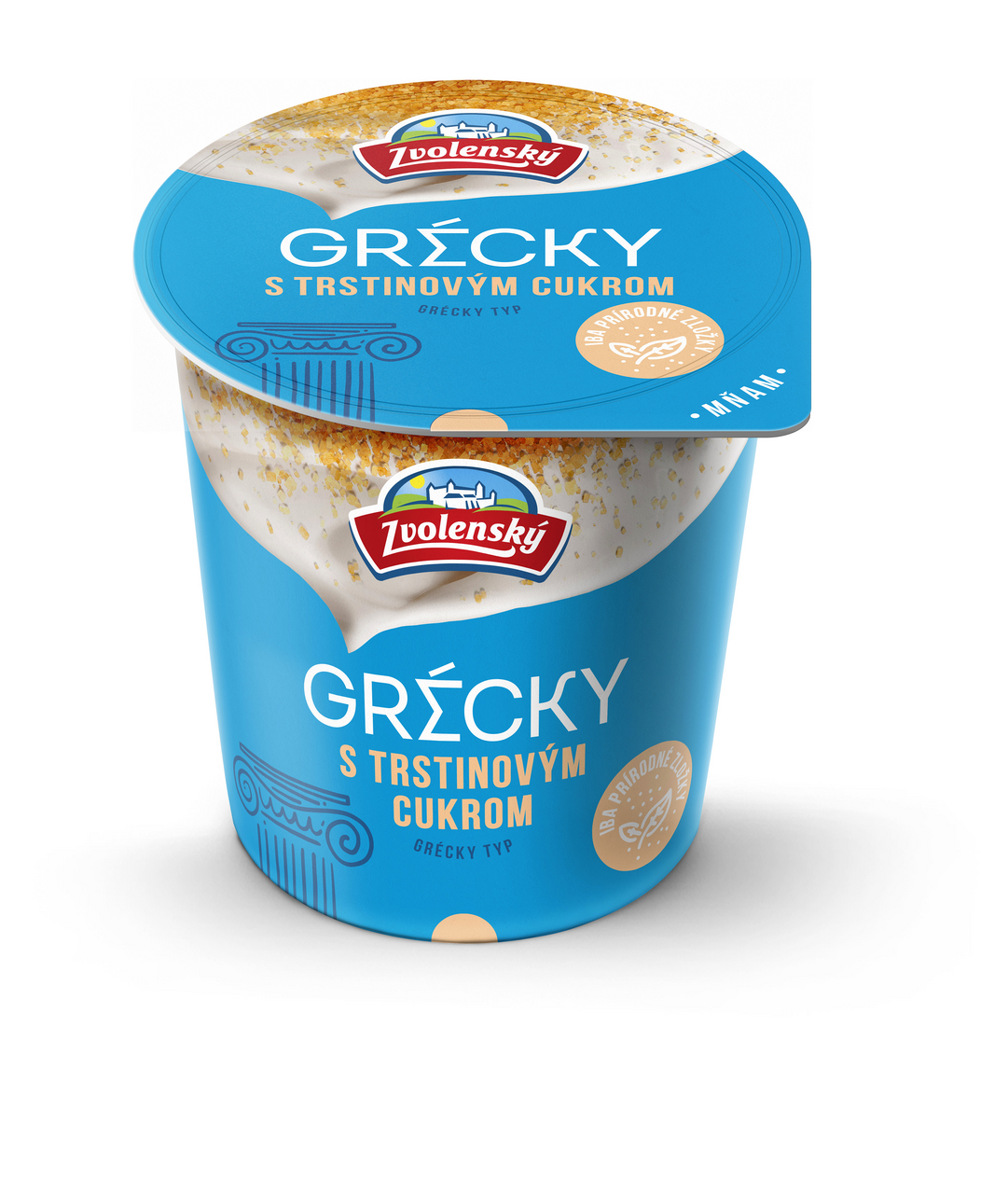 Zvolenský Jogurt gréckeho typu trstinový cukor chlad. 320 g