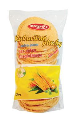 VEPY Kukuričné placky bezgluténové bezlepkové 100 g