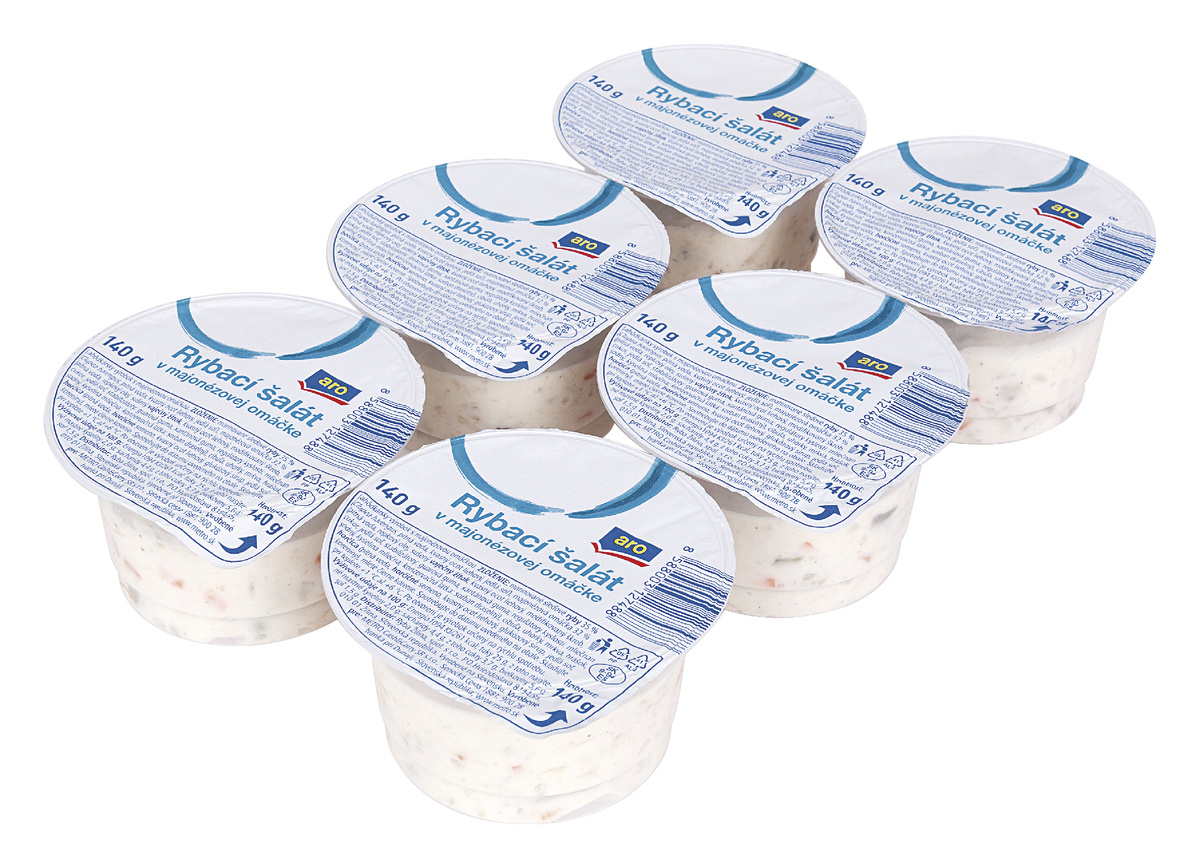 aro Rybací šalát v majonézovej omáčke chlad. 6 x 140 g