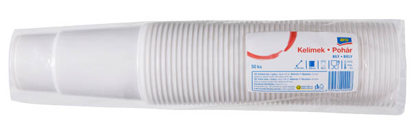 aro Pohár na studený nápoj biely 500 ml 50 ks