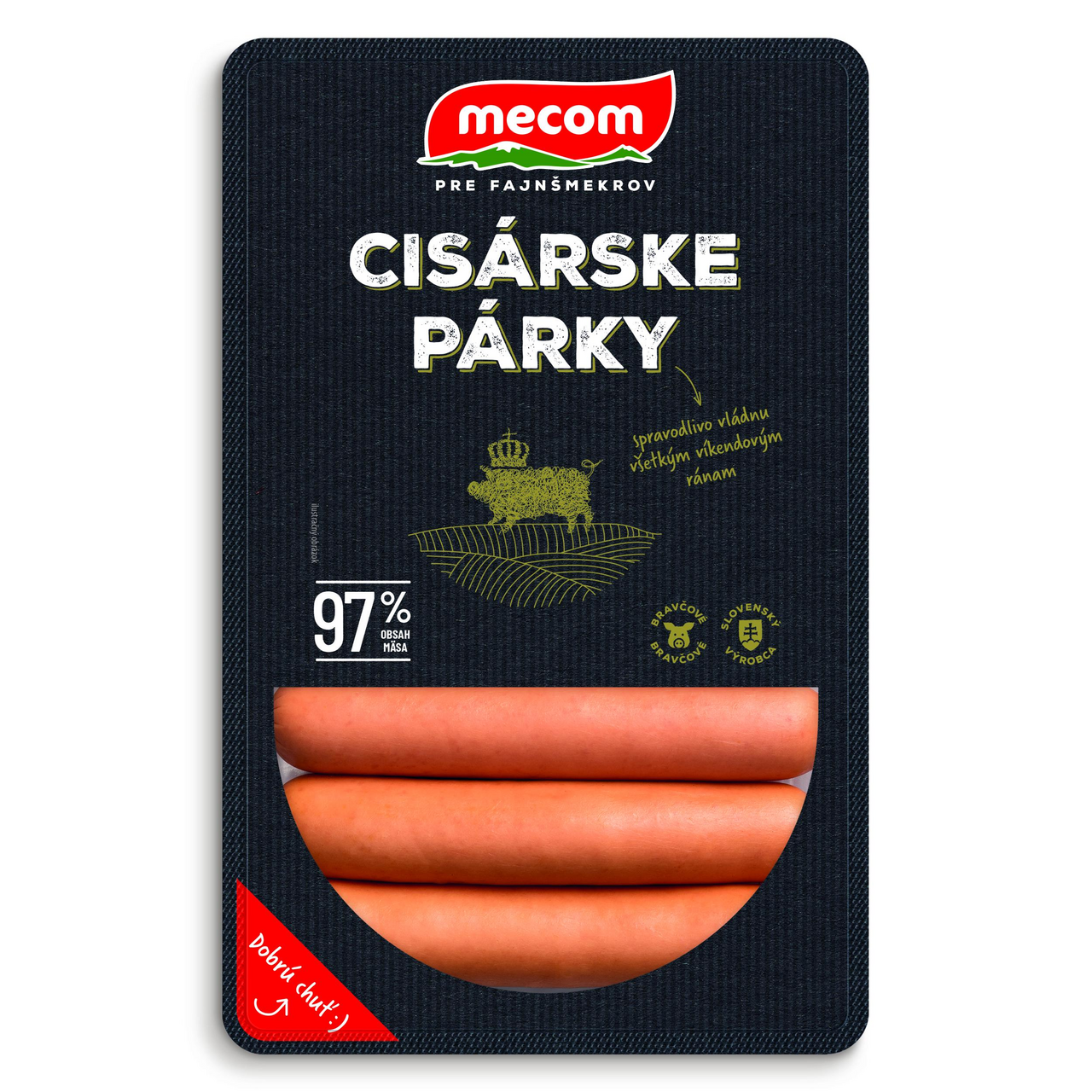 MECOM Párky cisárske ochr.atmosféra chlad. 200 g