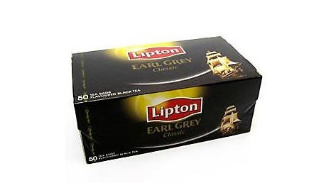 Lipton Earl grey čierny čaj 50 x 1,5 g