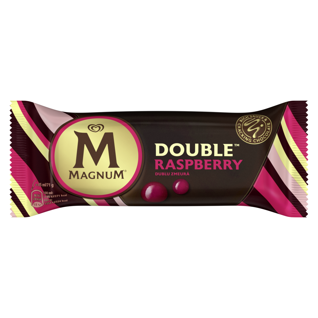 ALGIDA MAGNUM Double raspberry nanuk mraz. 20 x 85 ml