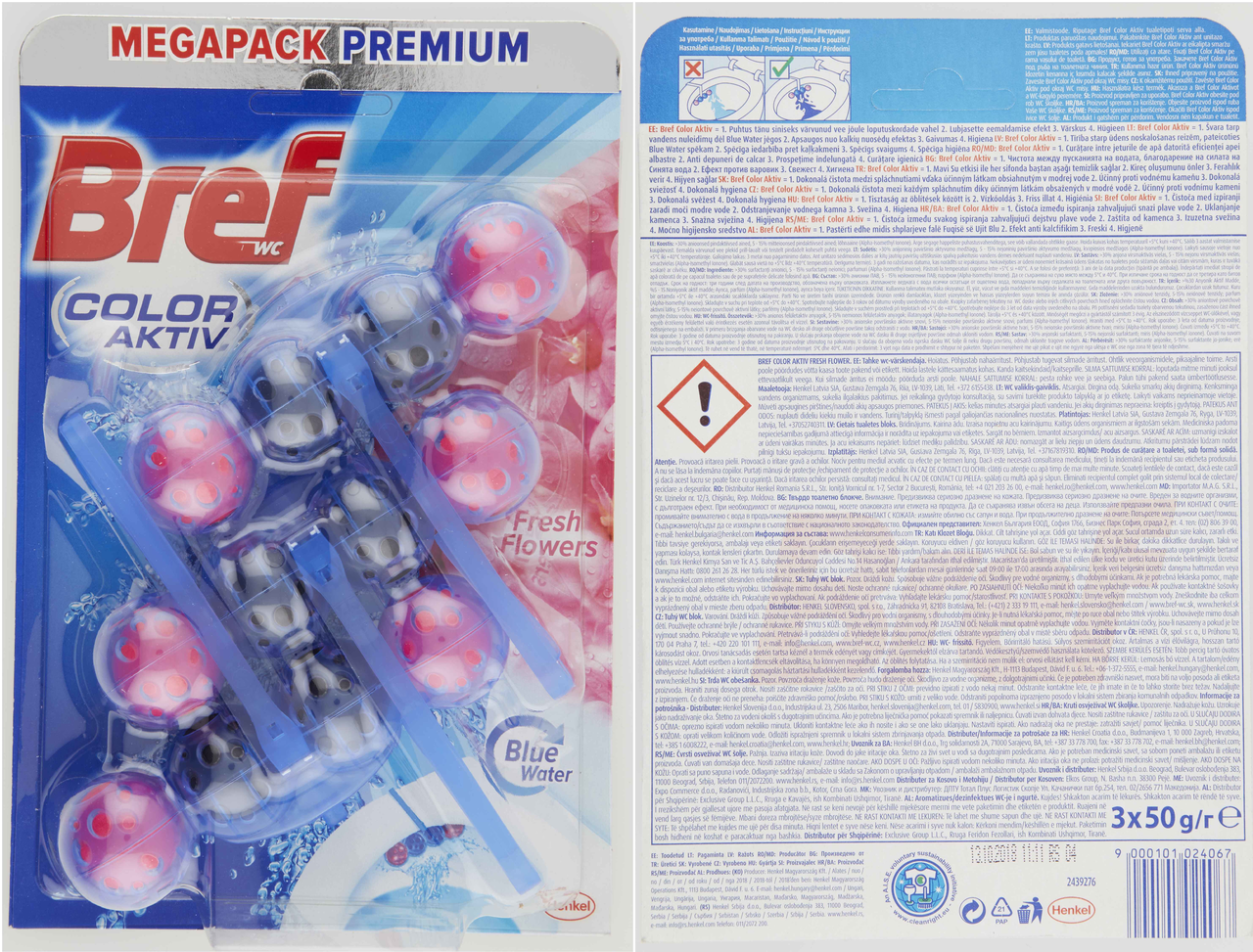 Bref Color Aktiv Fresh flowers 3x50 g