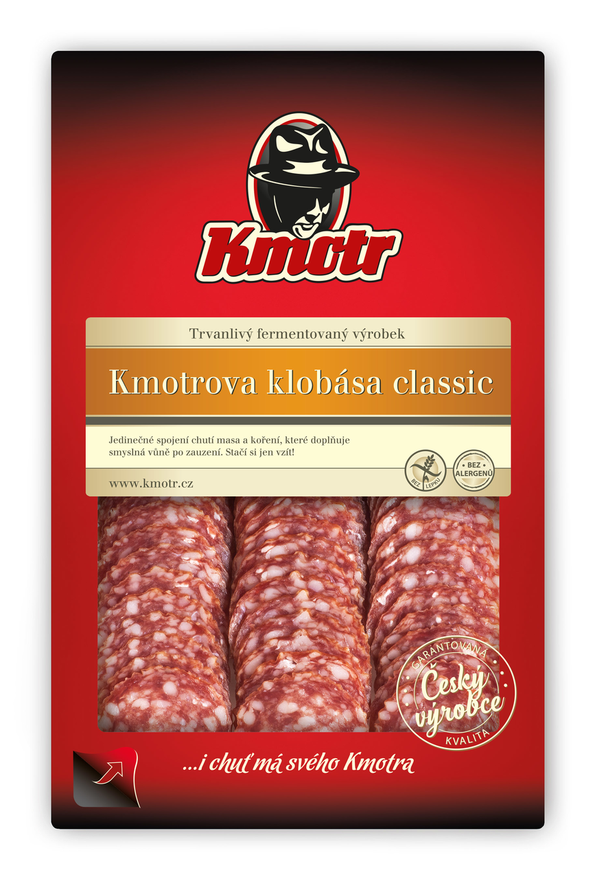 Kmotr Kmotrová klobása classic chlad. 75 g