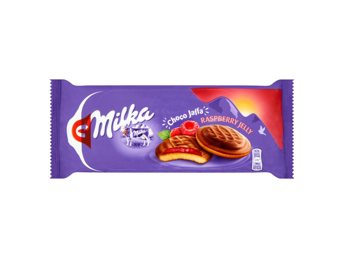 Milka Choco Jaffa piškóty malina 147 g
