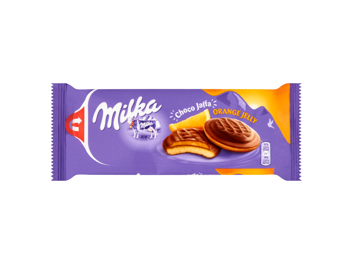 Milka Choco Jaffa piškóty pomaranč 147 g