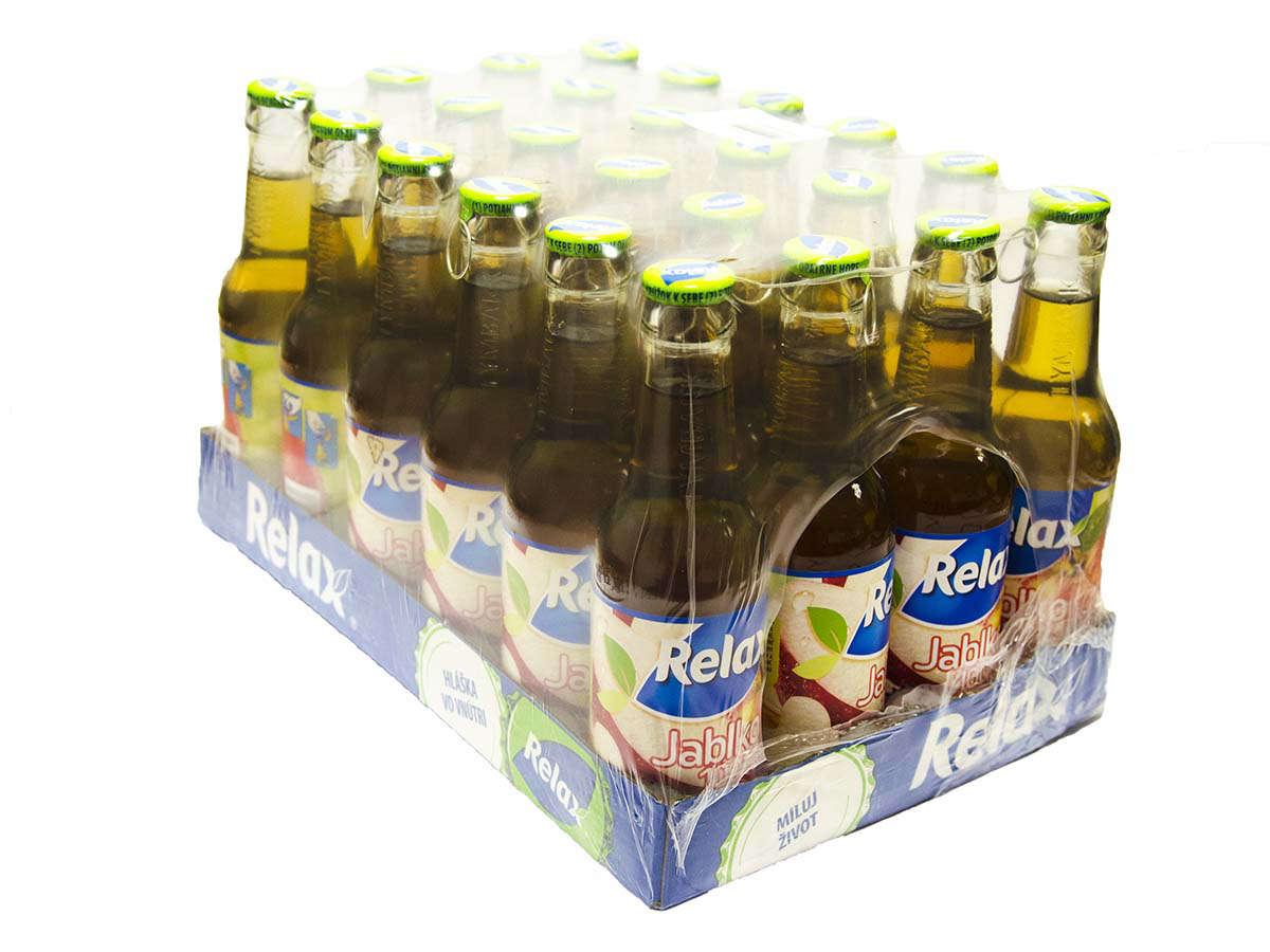 Relax džús viečko jablko 100 % 24 x 250 ml SKLO
