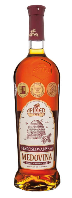 Apimed Staroslovanská medovina tmavá 13,5% 750 ml