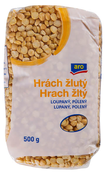 aro Hrach žltý polený 6 x 500 g