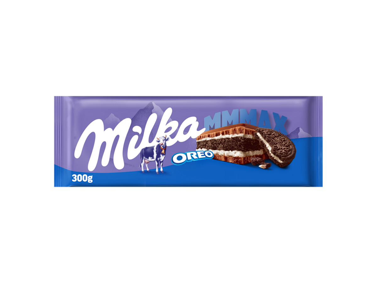 Milka Mmmax Oreo tabuľková čokoláda 300 g