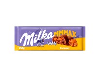Milka Mmmax Bubbly tabuľková čokoláda caramel/ karamel 1x250 g