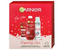 Garnier Repairing Care darčeková sada (deodorant+tel.mlieko+krém na ruky) kazeta