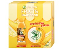 Garnier Fructis Hair Food Banana darčeková sada (šampón+maska) kazeta