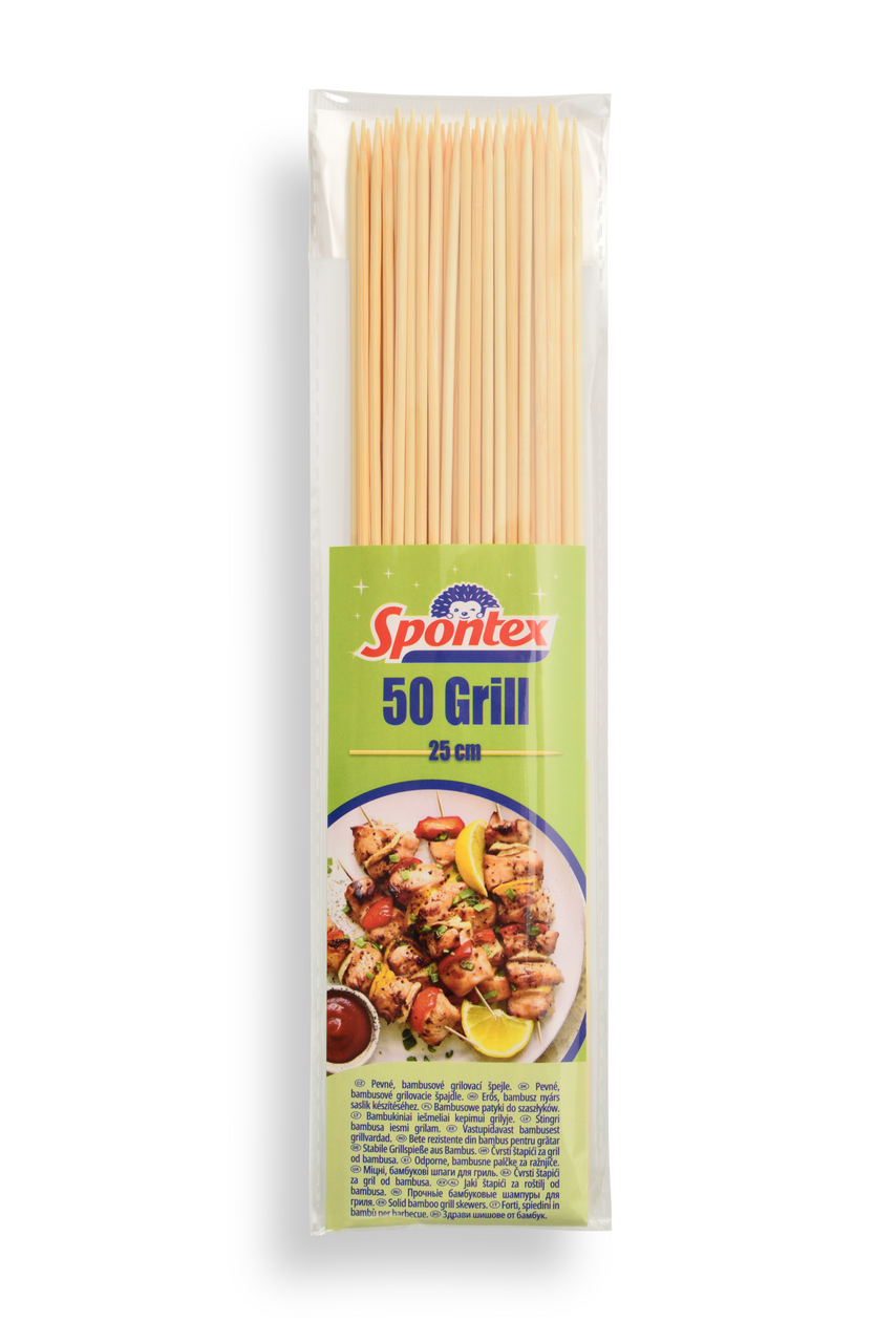 Spontex Špajle grilovacie bambusové 25 cm 1 ks