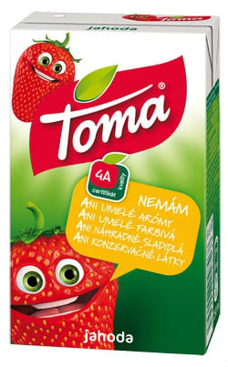 Toma nektár jahoda 27 x 250 ml