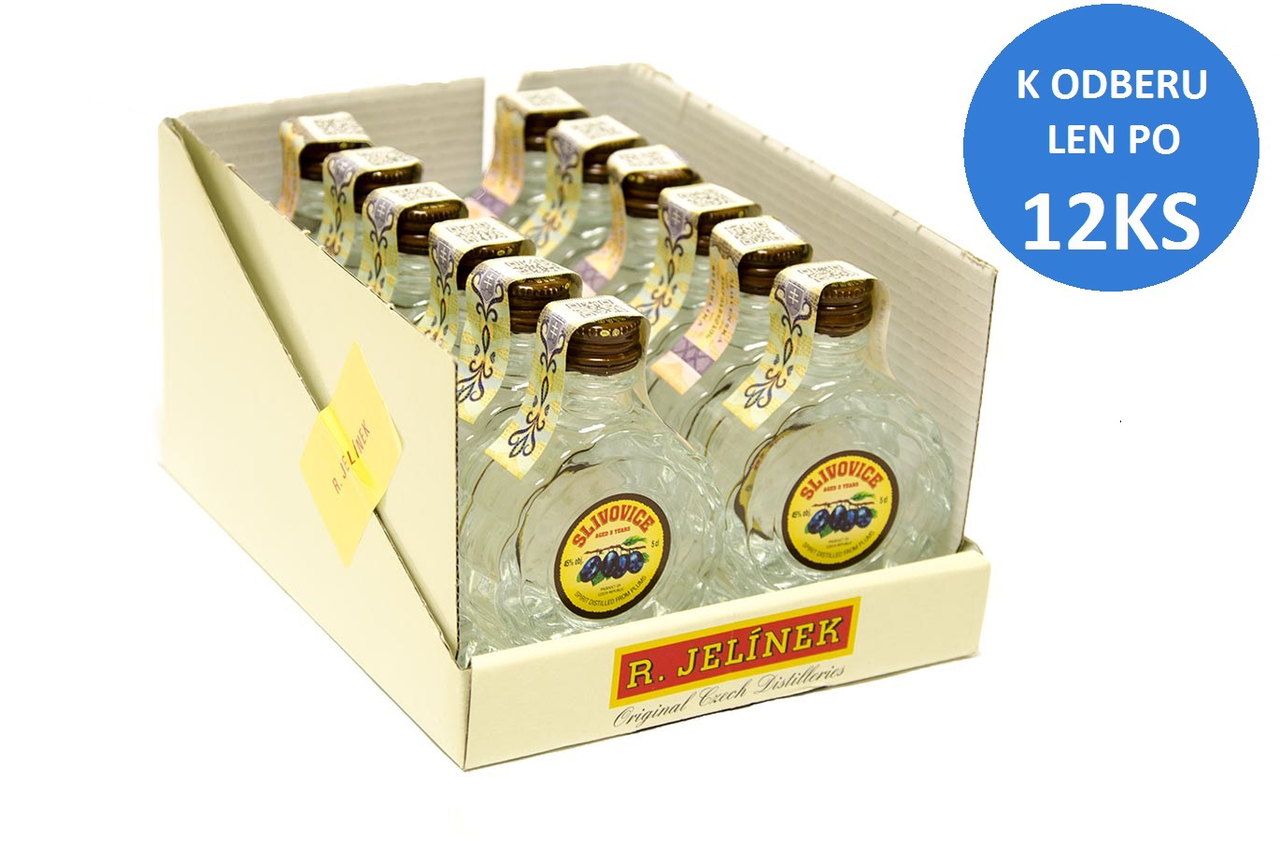 R. JELÍNEK Budík Slivovica 45% 50 ml (min. obj.12 ks)
