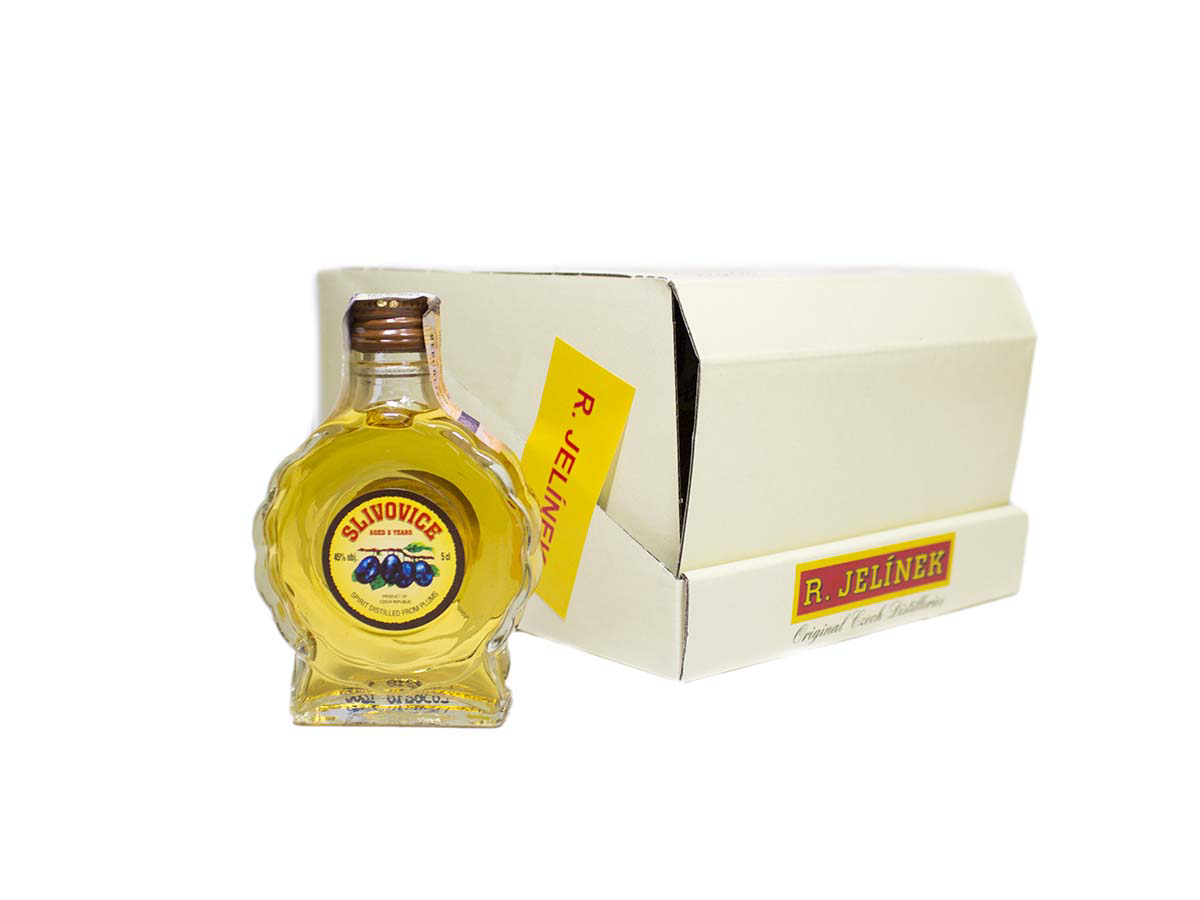 R. JELÍNEK Budík Slivovica zlatá 45% 50 ml