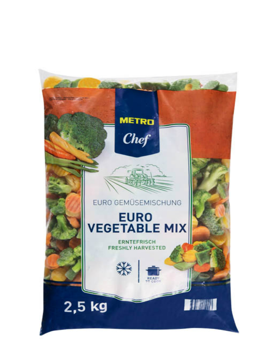 METRO Chef Euro mix zelenina mraz. 2,5 kg
