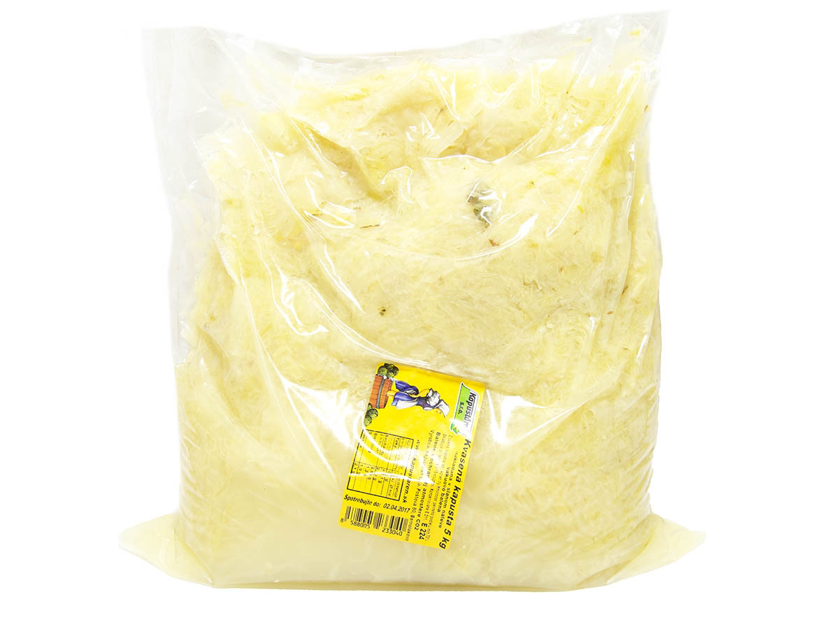 Kapusta kvasená SK chlad. 5 kg vrecko