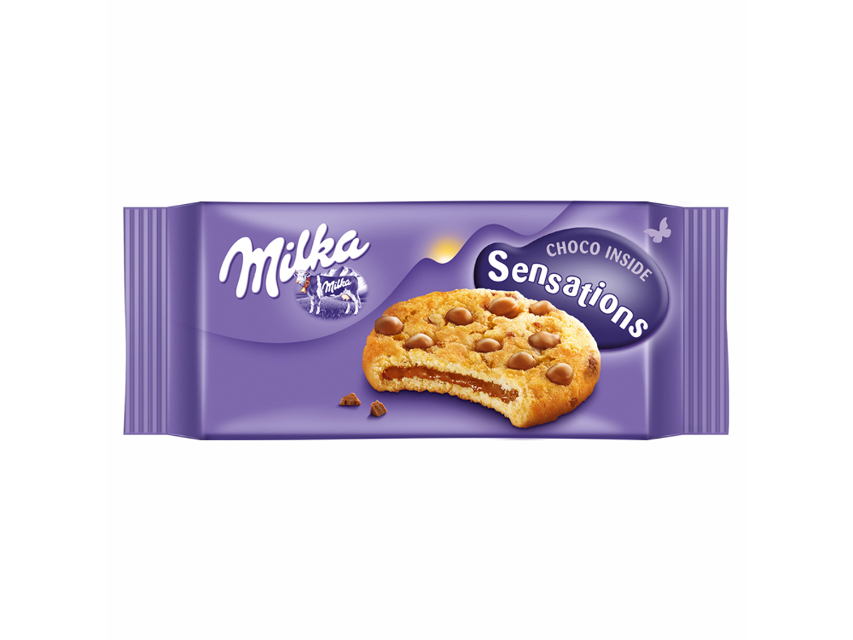Milka Cookies Sensation sušienky plnené 156 g