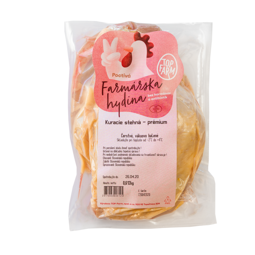 TOP-FARM Kuracie stehná kukuričné SK chlad. váž. cca 200-300 g/ks