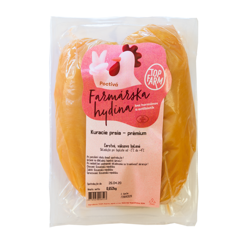 TOP-FARM Kuracie rezne kukuričné SK chlad. váž. cca 200-300 g/ks